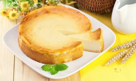 Tarta de queixo ao forno a galega