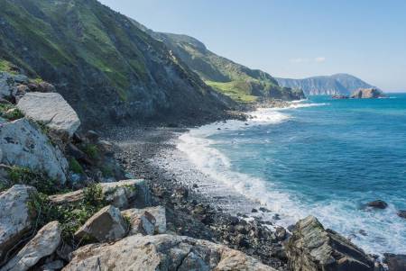 Playa de Arena Negra de Teixidelo